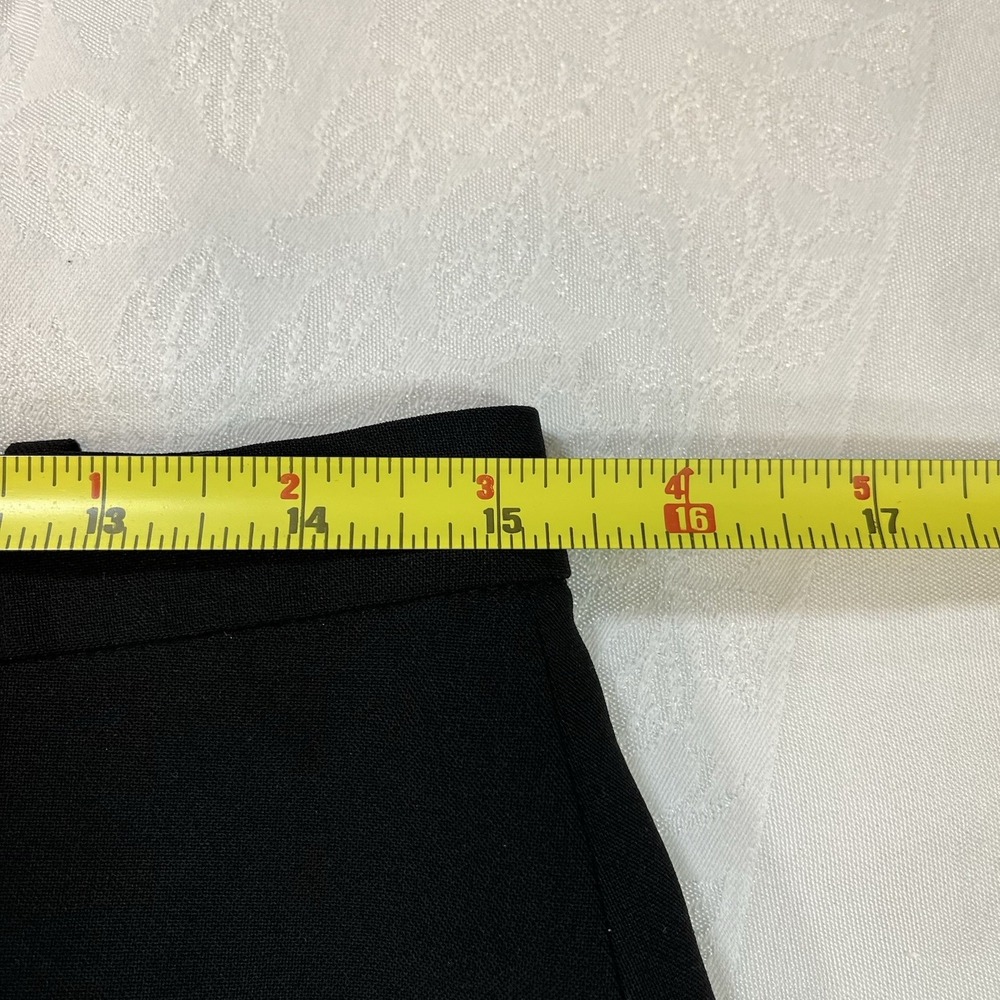 Gap Classic Stretch Wool Belt Loop Work Casual Party Black Skirt Size 8 - Picture 6 of 8